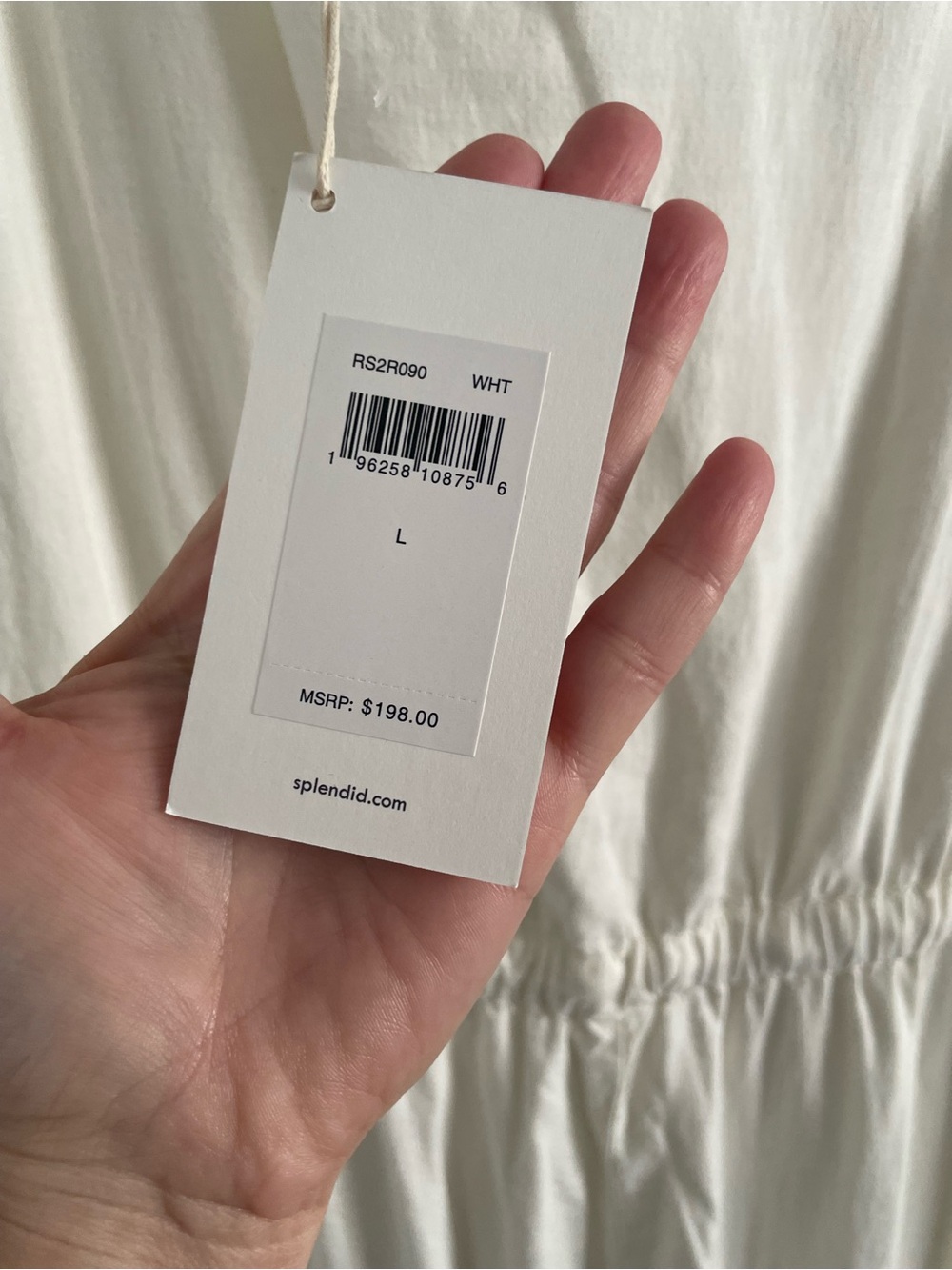 Splendid White Sleeveless V-Neck Jumpsuit Tag-GORGEOUS ! Price is firm - Picture 2 of 6
